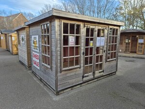 10ft x 8ft Square Belvoir Summerhouse (Ex-Display)