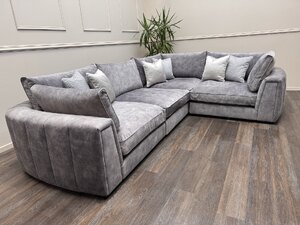 Ex-Display Sofology Emperor Grey Modular Corner Sofa