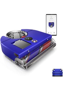 Dyson 360 Vis Nav Robotic Vacuum Cleaner Blue Silver Ex-Display Boxed