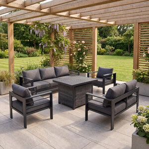 Ex-Demo Candour Riviera 7-Seater Outdoor Dining Set