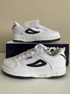 Fila Lnx 100 White And Black Lace Up Trainer, Uk 2.5 Ex-Display