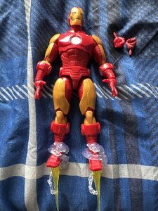 Marvel Legends Comic Ironman Figure Ex-Display