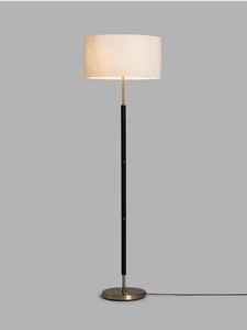 John Lewis Hamilton Floor Lamp, Black, Without Shade, Ex-Display