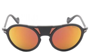 Moncler Sunglasses Ml0053 20c Dark Grey Orange Mirror Ex-Display