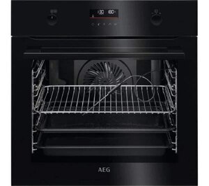 AEG BPK556260B Single Electric Steam Bake Oven With Pyrolytic Cleaning, Ex-Display