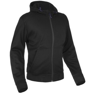Oxford Super Hoodie 2.0 Armoured Motorcycle Hoodie Ex-Display Ladies Black Size 12