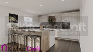 Hacker Ravenna Shaker Kitchen in Taupe - New