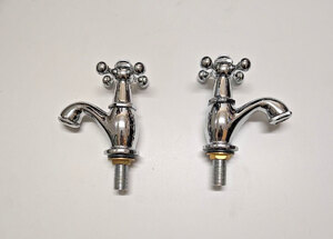 Jaquar Cross Handle Pillar Basin Tap - Ex-Display