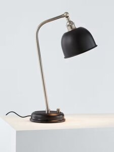 Ex-Display John Lewis Baldwin Desk Lamp, Black, On Off Only