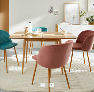 La Redoute Interieurs Aylin Extending Dining Table in Oak Veneer Ex-Display
