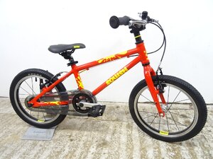 Squish 16 Inch Red Premium Hybrid Kids Bike, Unisex, Light Alloy, Ex-Display