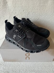 On Running Cloud 6 Waterproof Men's Trainers Black UK 8.5 New Ex-Display