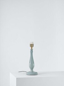 John Lewis Crackle Ceramic Table Lamp Base, Blue Ex-Display