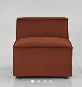 Ex-Display Swyft Model 03 Single / Middle Sofa Module, Umber Velvet