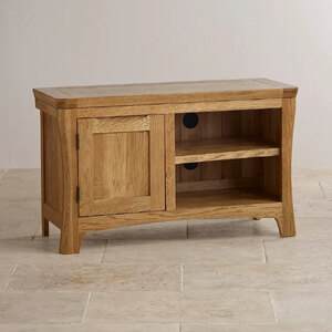 Oak Furniture Land Orrick Solid Oak TV Stand Ex-Display 100cm
