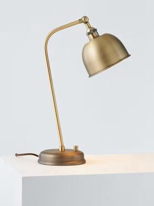 John Lewis Baldwin Desk Lamp, Antique Brass (Ex-Display)