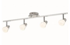 Chrome 4 Light LED Spotlight Bar Rhea Verve Design SL0903GB - Ex-Display Boxed