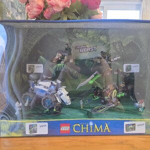 Lego Chima Collectors Diorama 70123 70126 70131 70132 Ex Shop Display