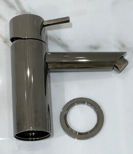 Hot Bath Hotbath Cobber Basin Mixer CB003 Black Chrome Ex-Display