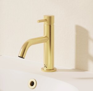 Ex-Display Crosswater PRO110DNF_K MPRO Basin Tap Brushed Brass