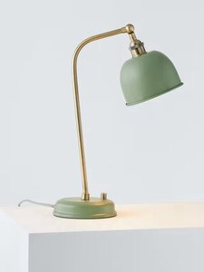 Boxed Ex-Display John Lewis Baldwin Desk Lamp, Dusty Green