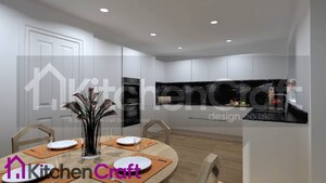 Hacker Handleless Kitchen in Polar White - New Ex-Display