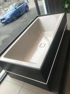 Ex-Display Kaldewei 1900mm x 900mm Steel Bath and Leg Set by Bathcabz