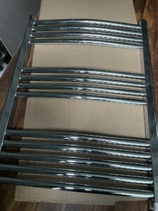 Aqualla Curved Towel Rail 800 x 600mm Ex-Display Chrome