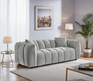 Ex-Display Grey Venice 3-Seater Sofa