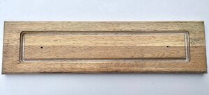 Solid Limed Oak Kitchen Cabinet Door – Ex-Display 600 x 158mm