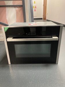 Neff C17FS22GO Built-in Compact Steam Oven, Ex-Display, Stainless Steel