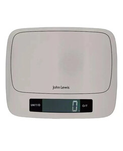 John Lewis 15KG Electronic Kitchen Scales Ex-Display