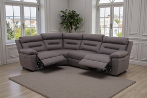 Ex-Display Lucca Universal Power Recliner Corner Sofa