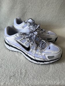 Nike P-6000 Mens Trainers White Silver Black Ex-Display UK 11