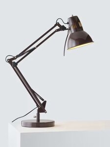 Ex-Display John Lewis Elliott Desk Lamp, Gloss Cocoa