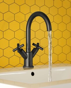 Ex-Display JTP 66181MB Solex Mono Basin Mixer Matt Black