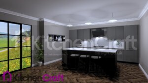 German Kitchen - Hacker - Roma in Graphite - Not Ex-Display