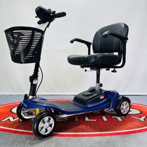 Ex-Demo 2025 LiTech Neon 15 Lightweight Portable Mobility Scooter Buggy in Purple