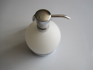 Keuco Astor Lotion Dispenser in Chrome with Opal Glass - Ex-Display