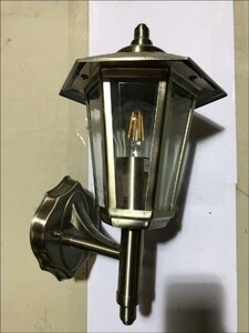 Ex-Display Forum Lighting ZETA Hexagonal Wall Lantern ZN-15906-SST
