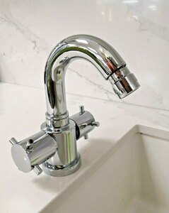 Ex-Display Hpbk Style Single Hole Bidet Mixer - Chrome