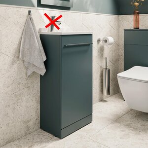 Ambience Bain Mambo Ex-Display Basin Unit - Green - Collection Only