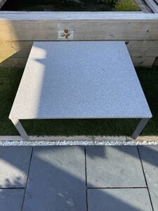Natzuii Editions Grey Ceramic Wire Coffee Table 90cm x 90cm x 32cm Ex-Display