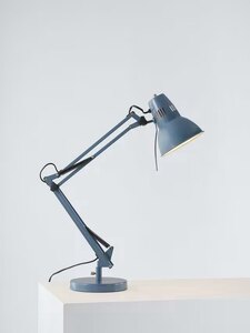 Ex-Display John Lewis Elliott Desk Lamp, Gloss Slate Blue