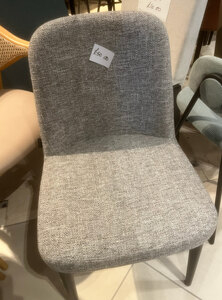 New Ex-Display Bespoke Textured Grey Dining Chair