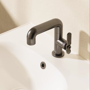 Ex-Display Crosswater Union Basin Tap in Brushed Black, Deck Mounted