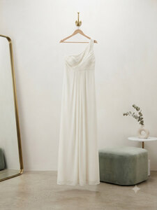 JS Boutique One Shoulder Beaded Gown UK 12 Ex-Display