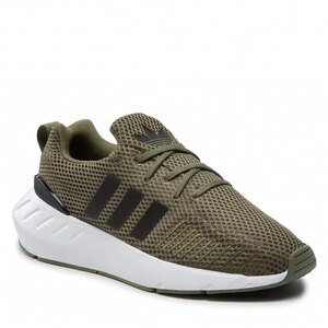 Adidas Swift Run 22 J Gz0806 Toddlers Shoes Green-Black White (Uk 3) Ex-Display