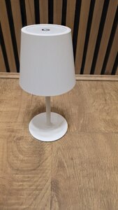 John Lewis Anvil Rechargeable Table Lamp, White, Ex-Display Small