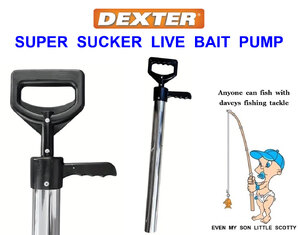 Exdisplay Stainless Steel Super Sucker Live Bait Pump Sea Fishing